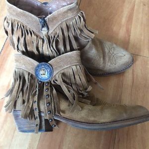 Sam Edelman cowboy booties. Size 9.